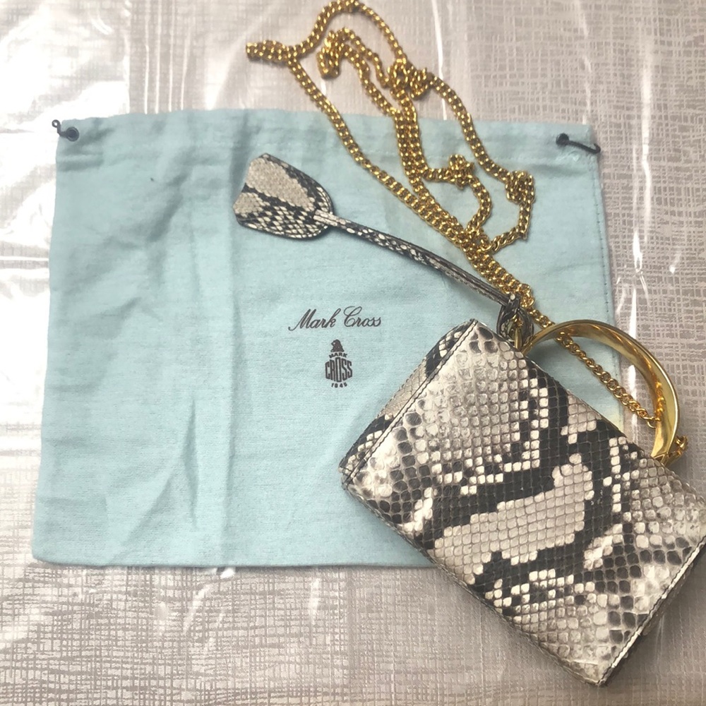 Mark Cross Mini Python Grace Bag - image 1